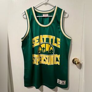 Vintage Style Mitchell & Ness Seattle SuperSonics NBA Jersey